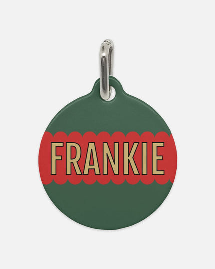 Pet Tag - Dach of Gold Santa Hats