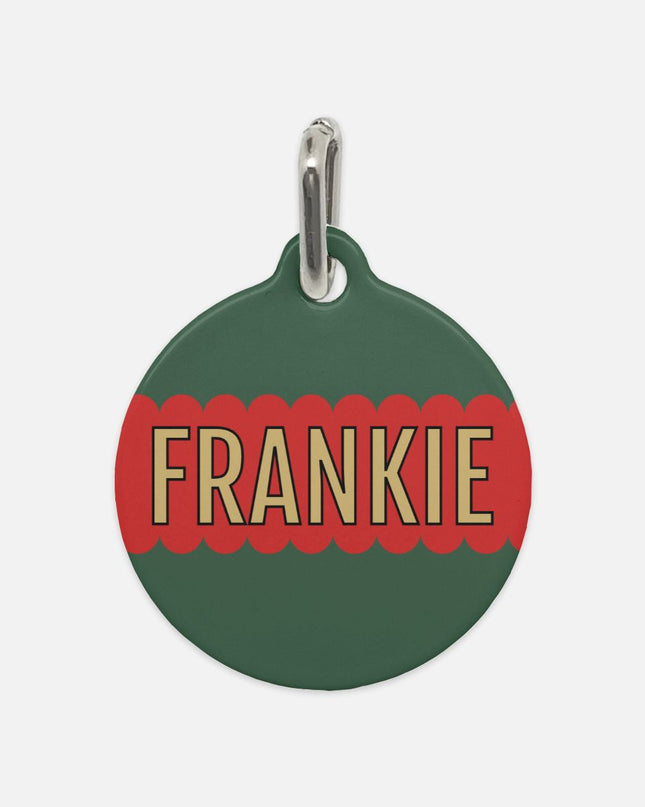 Pet Tag - Dach of Gold Santa Hats