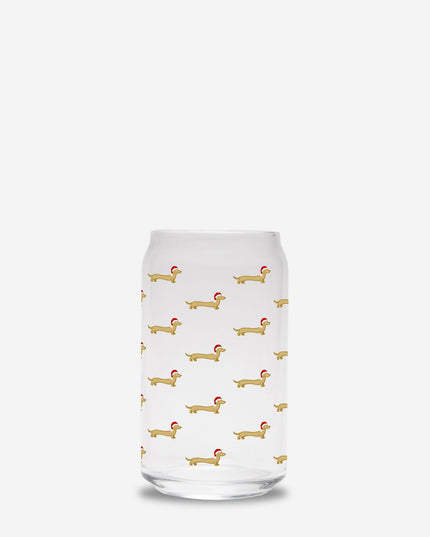 Can Shaped Glass  - Dach of Gold Holiday Edition