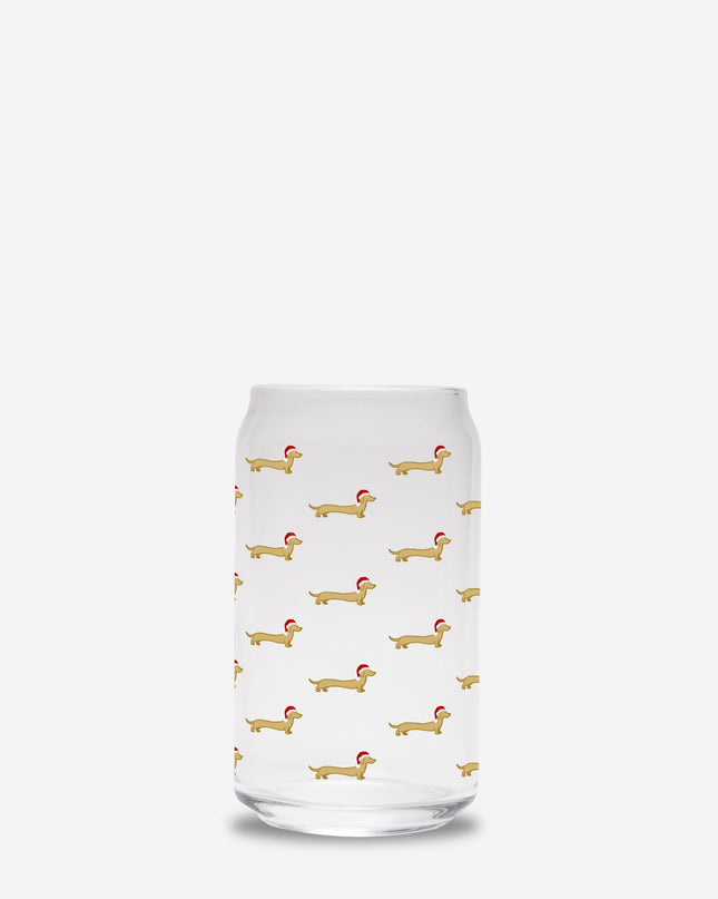 Can Shaped Glass  - Dach of Gold Holiday Edition