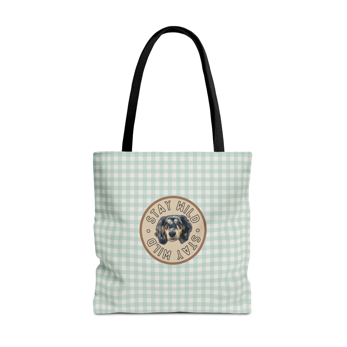 Fall Gingham Custom Tote Bag