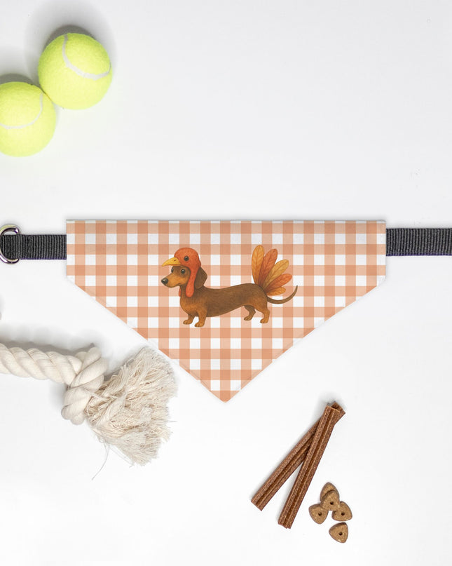 On Collar Dog Bandana  - Turkey Ween II