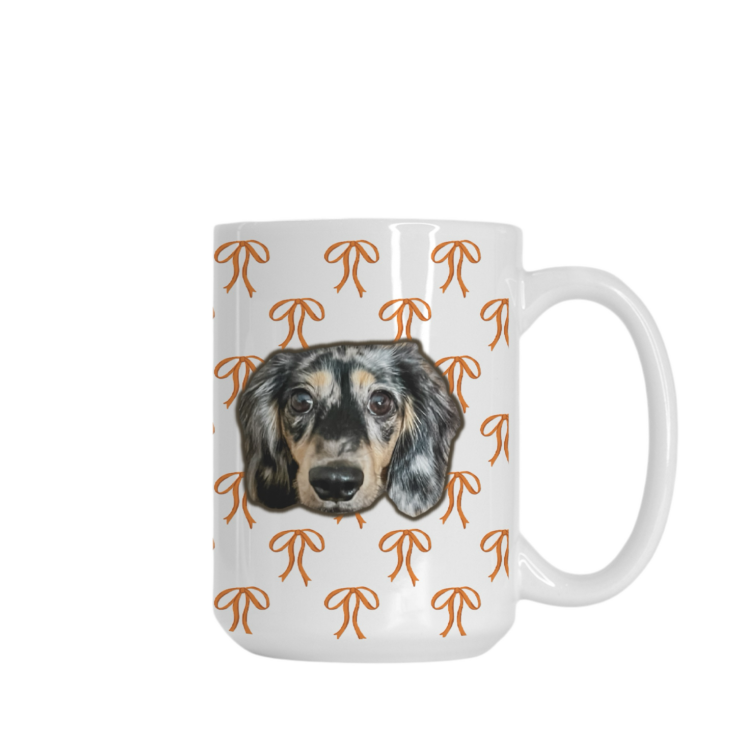 Rust Coquette Custom White Glossy Coffee Mug