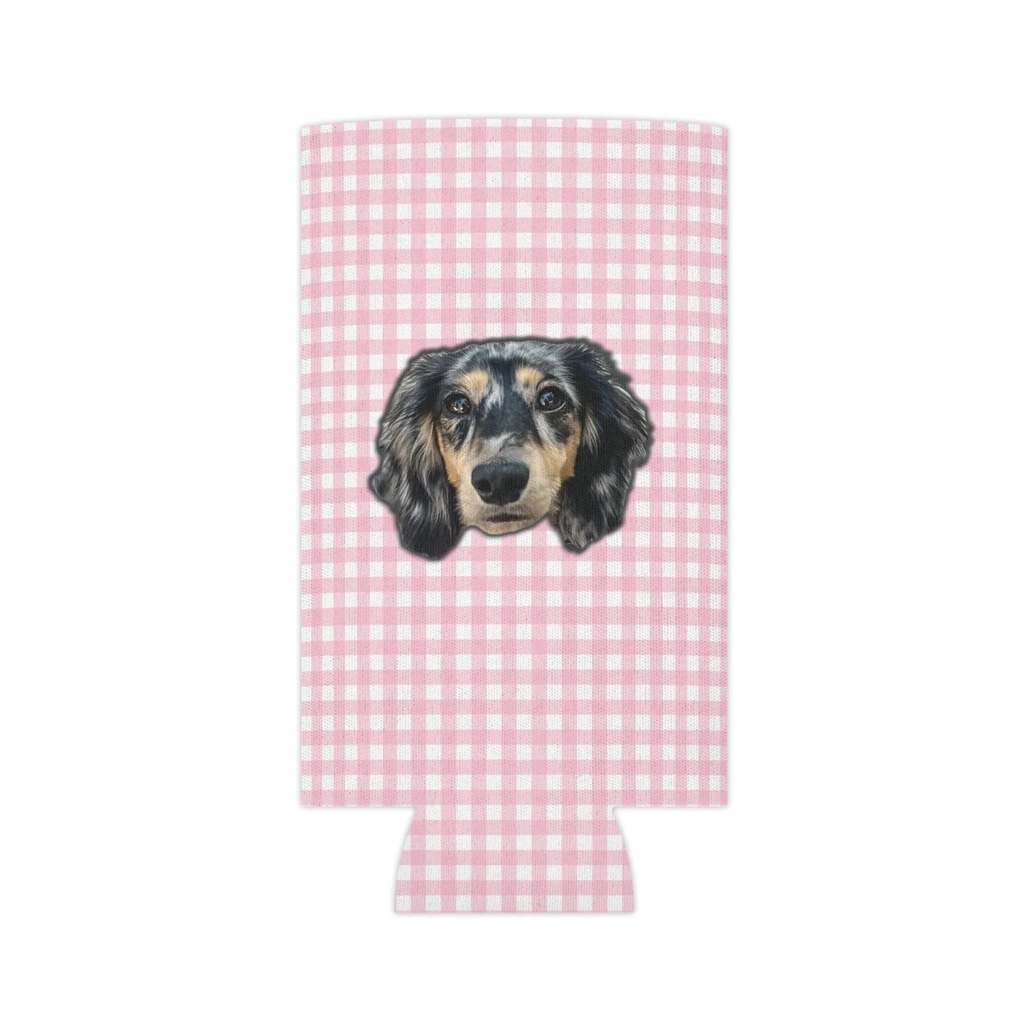 Gingham Custom Can Cooler Coozie