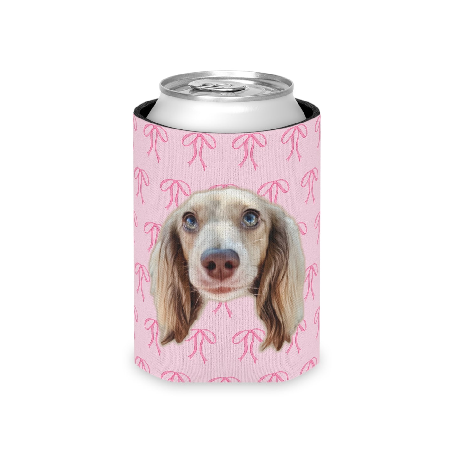 Pretty Pastel Bows Custom Can Cooler Coozie