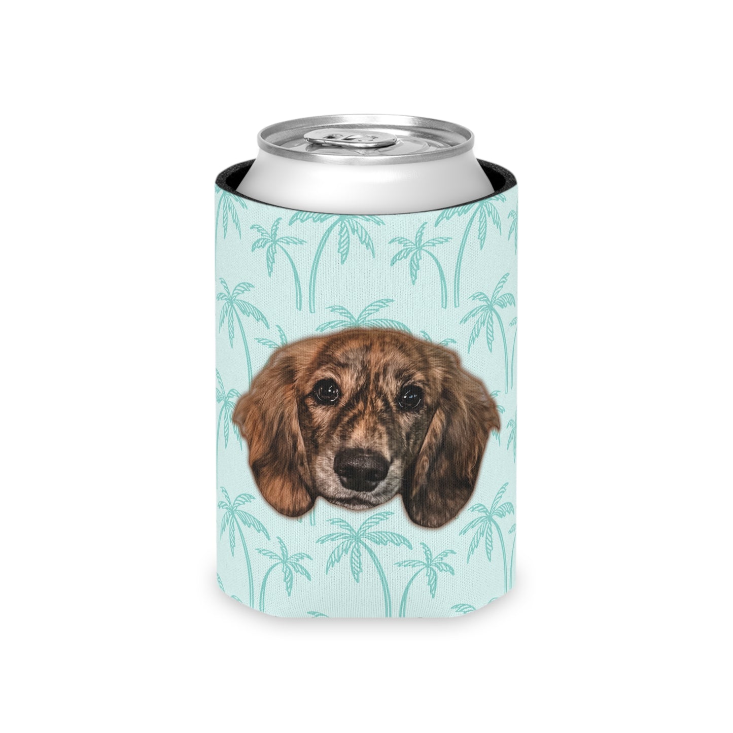 Tropical Palm Trees Custom Can Cooler Coozie