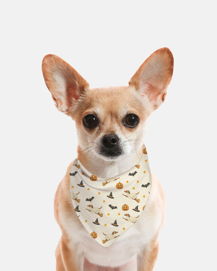 Tie-On Dog Bandana - Happy Halloweenie