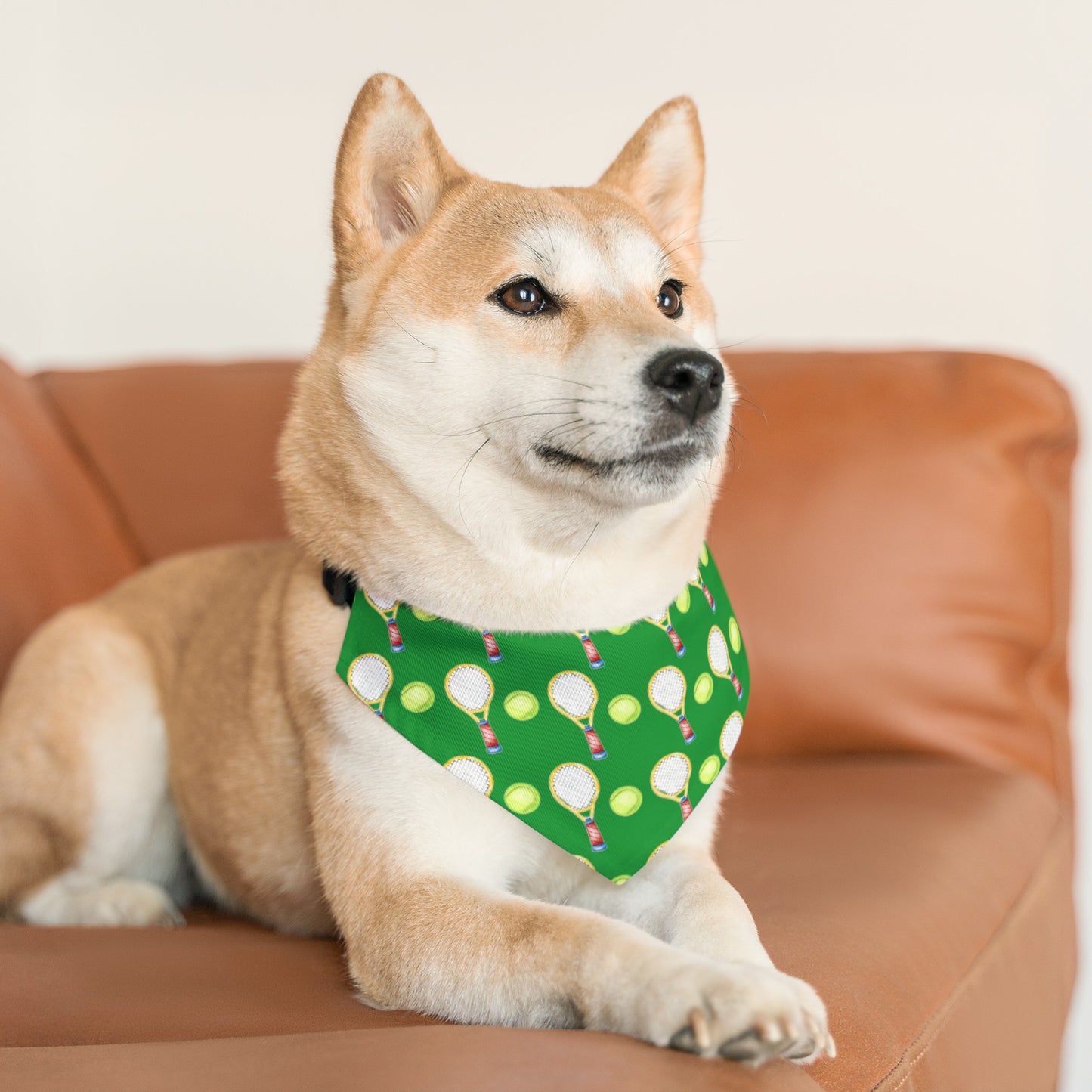 Tennis Time Collar Pet Bandana