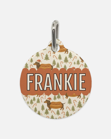 Pet Tag - Dachshing Through The Bun