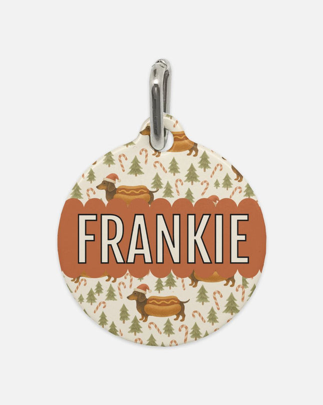 Pet Tag - Dachshing Through The Bun