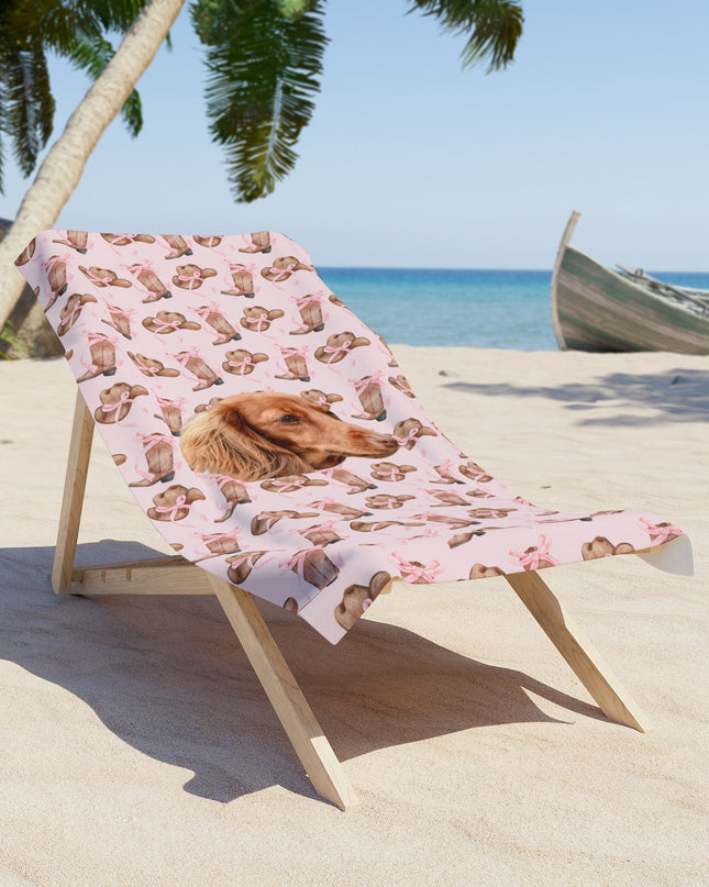 Cowgirlie Coquette Custom Beach Towel