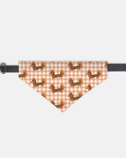 On Collar Dog Bandana  - Turkey Weem