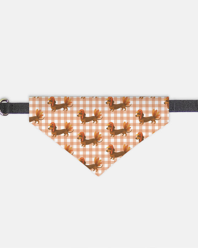 On Collar Dog Bandana  - Turkey Weem