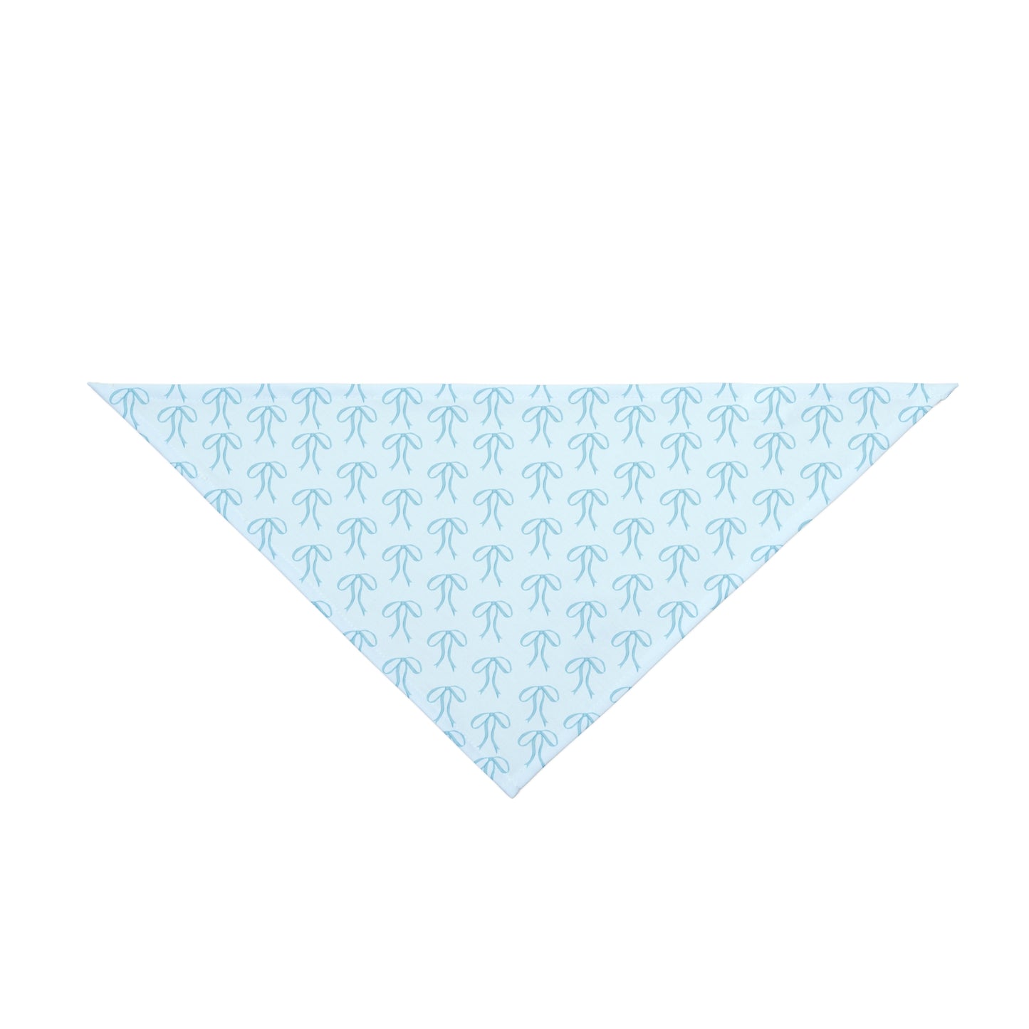 Little Bow Blue Dog Bandana