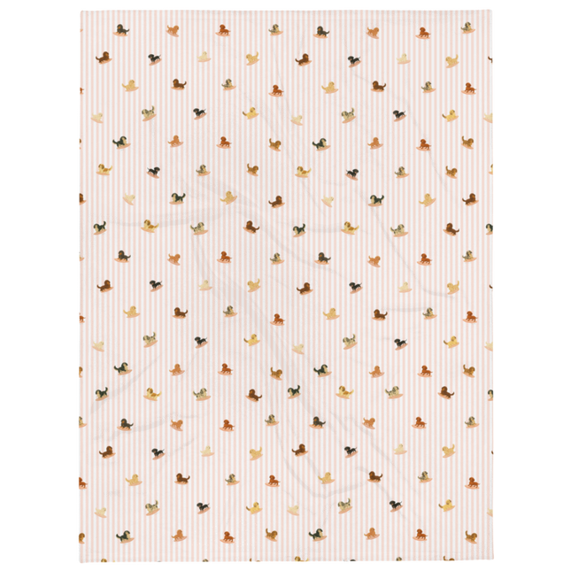 Super Soft Throw Blanket - Doxie Depot Surf Club