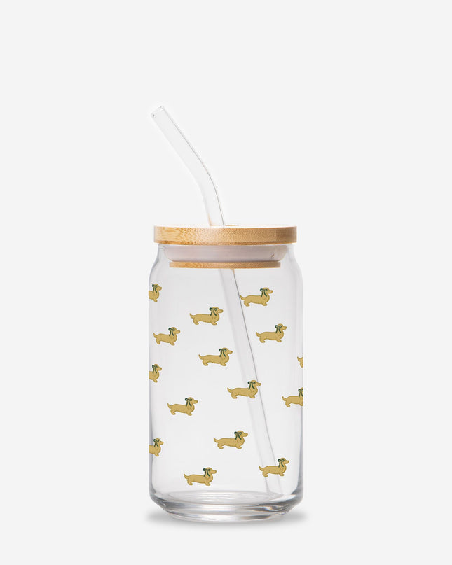 Can Shaped Glass  - Dach of Gold Holiday Edition