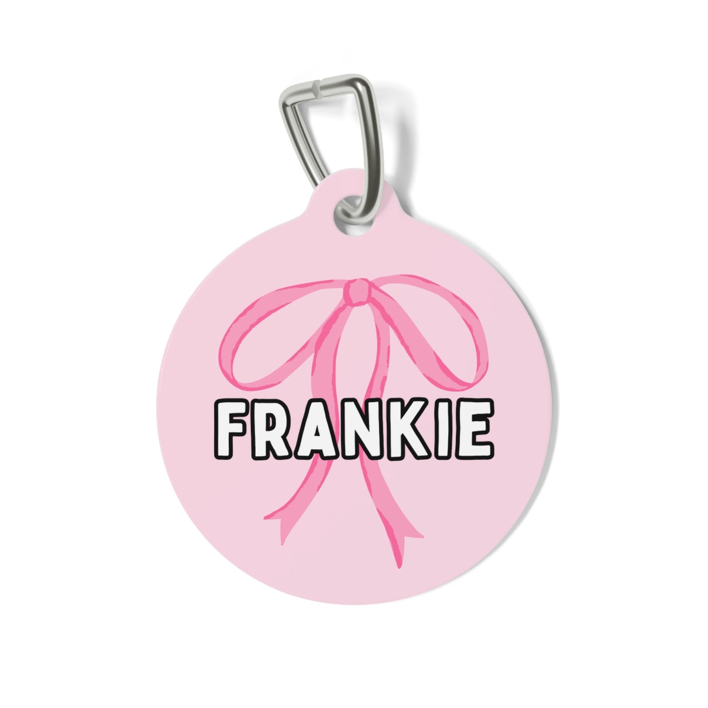 Pretty Pastels Custom Round Metal Pet Tag