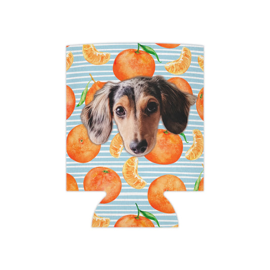 Cutie Clementine Custom Can Cooler Coozie