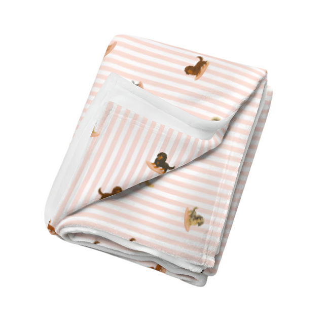 Super Soft Throw Blanket - Doxie Depot Surf Club