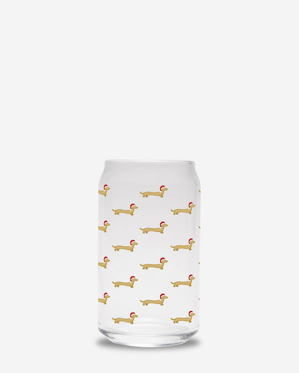 Can Shaped Glass  - Dach of Gold Holiday Edition