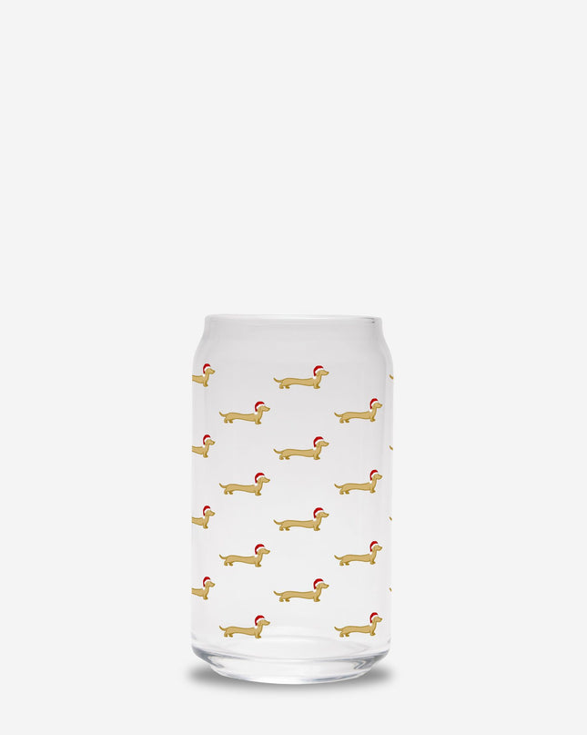 Can Shaped Glass  - Dach of Gold Holiday Edition