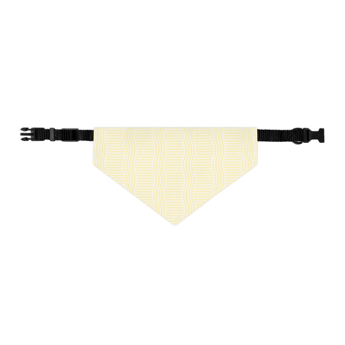 Lemon Lines Collar Bandana