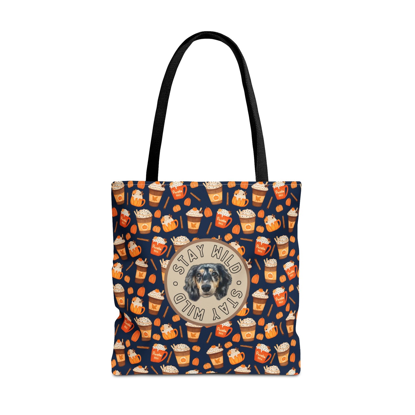 Pumpkin Spice Pawtte Custom Tote Bag