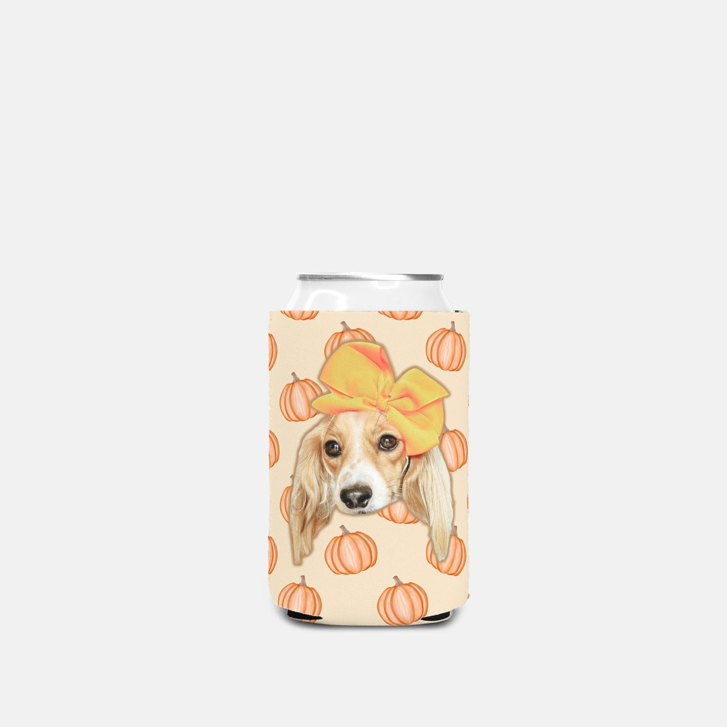 Pumpkin Pastel Party Custom Can Cooler Koozie