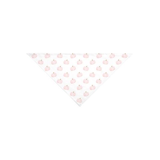 Pretty In Pink Pumpkins Dog Bandana