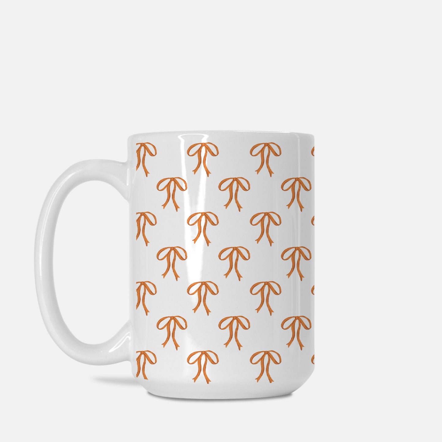 Rust Coquette Custom White Glossy Coffee Mug