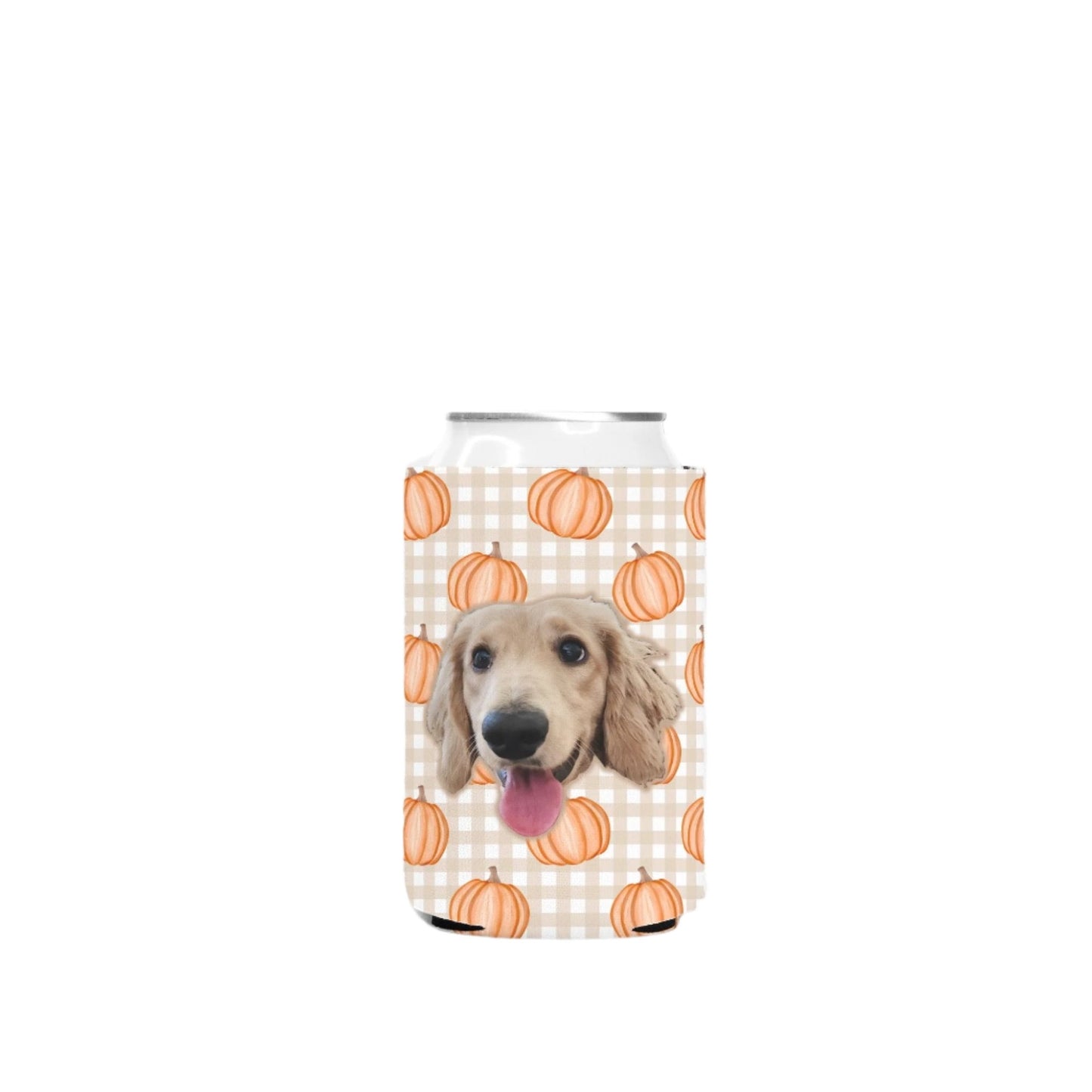 Gingham Custom Can Cooler Koozie