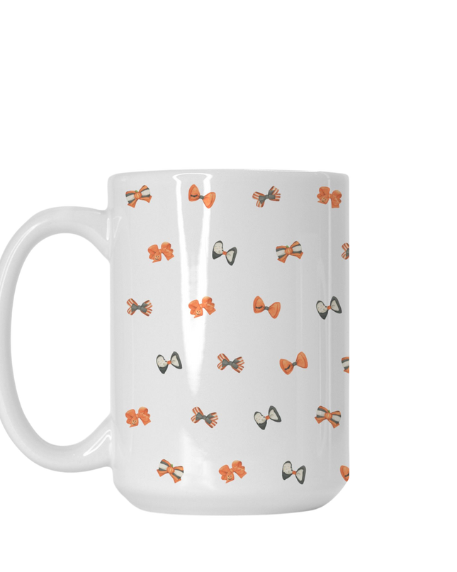 Spooky Coquette Glossy Custom Coffee Mug