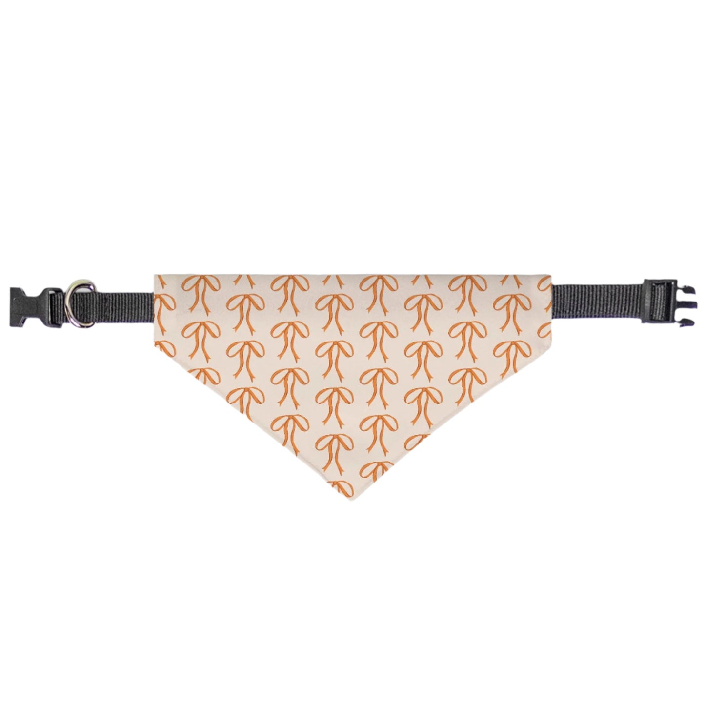 Rust Bows Collar Bandana