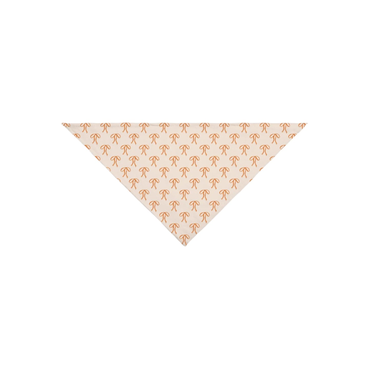 Rust Bows Dog Bandana