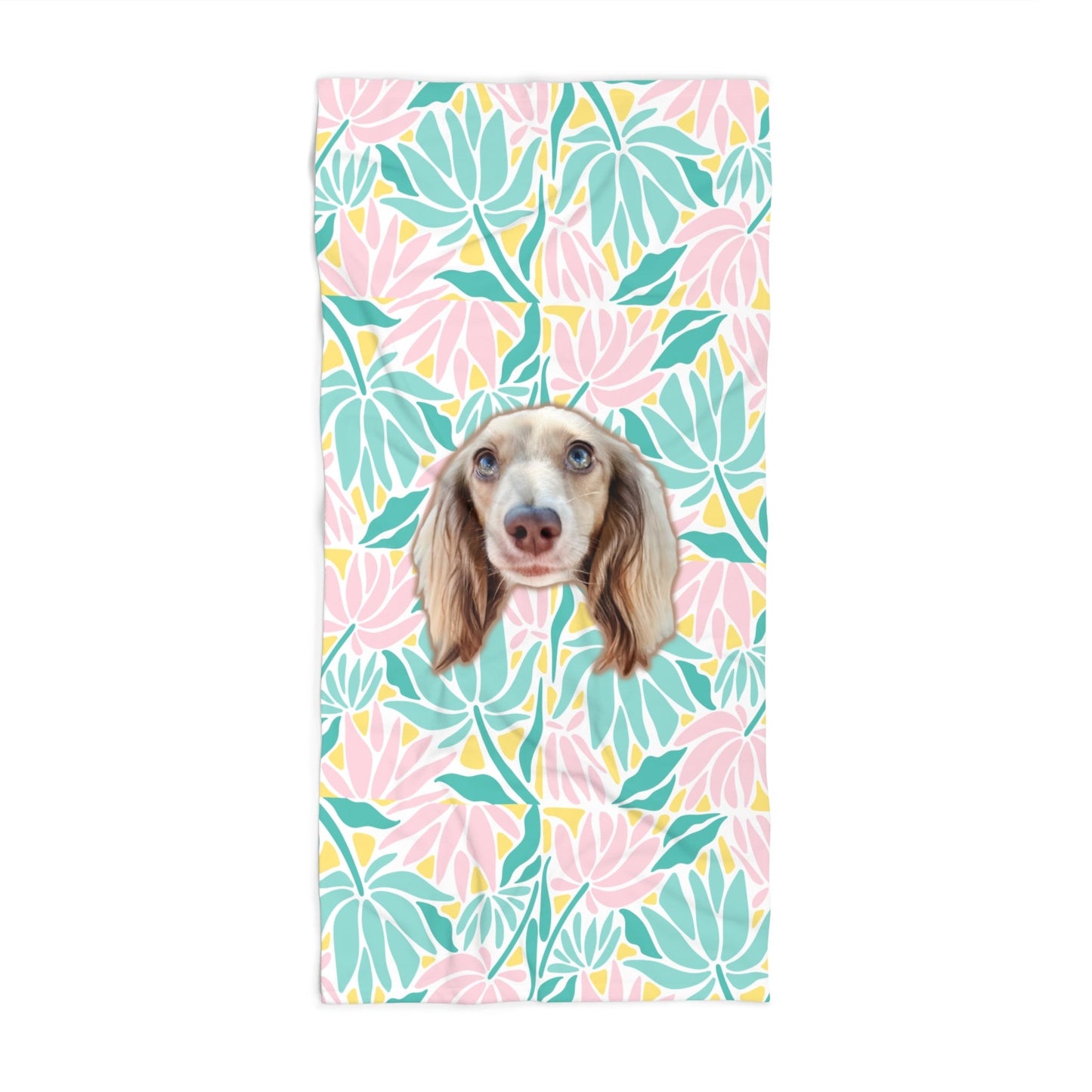 Stay Tropical Custom Beach Towel