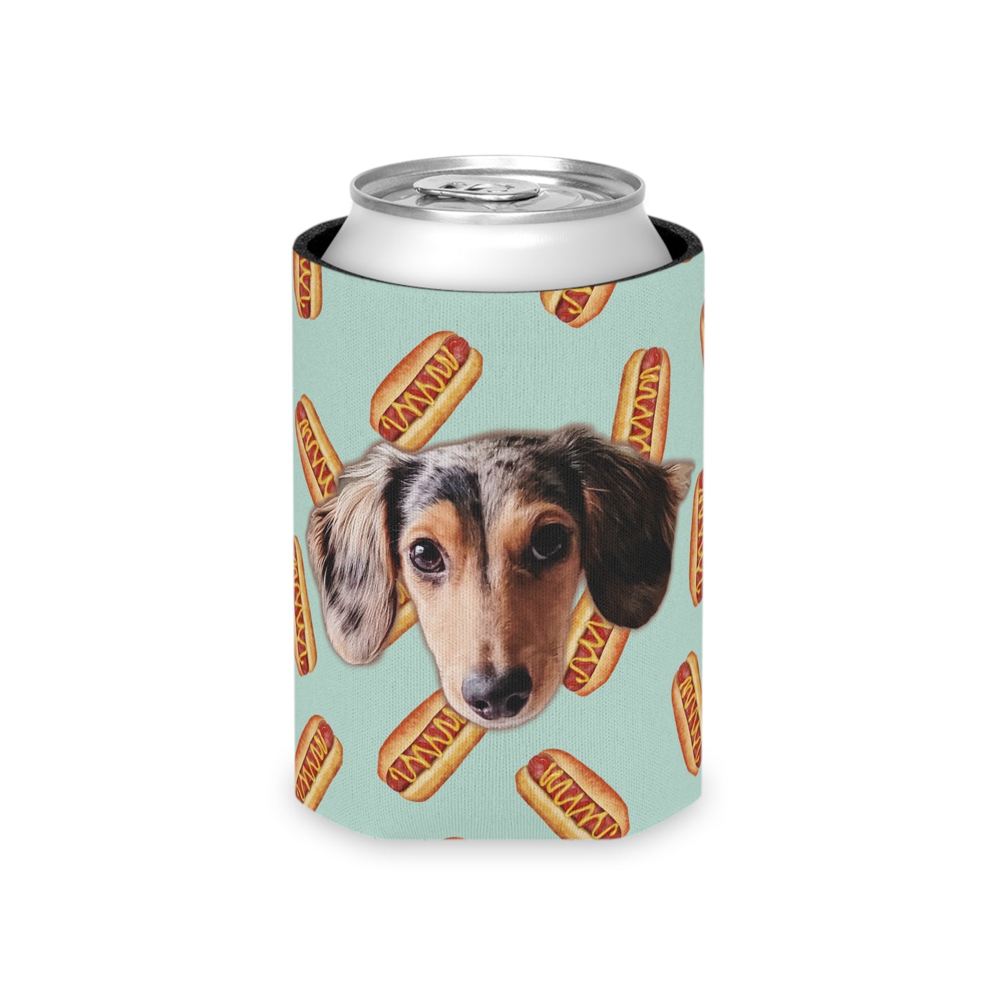 Sausage Dog Custom Can Cooler Coozie