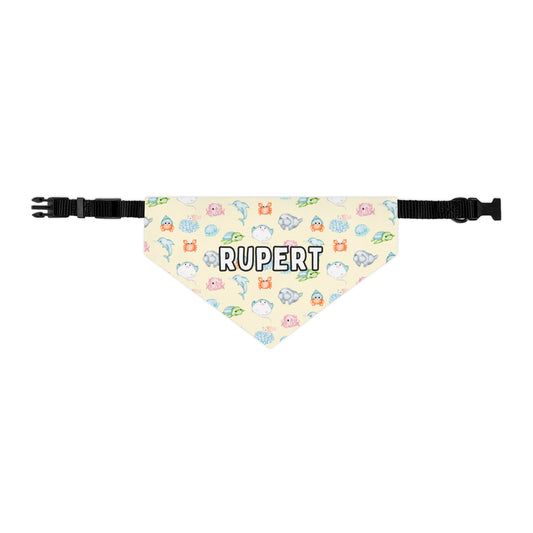 Under The Sea Animal Pawty Collar Dog Bandana