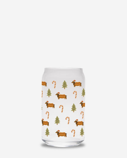 Can Shaped Glass  - Dachshing Through The Buns