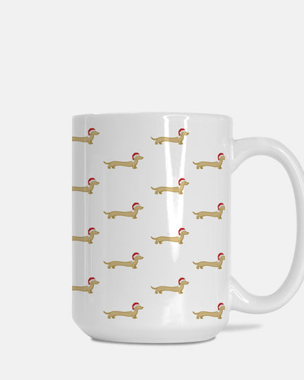 Christmas Coffee Mug - Dach Of Gold Green Coquette