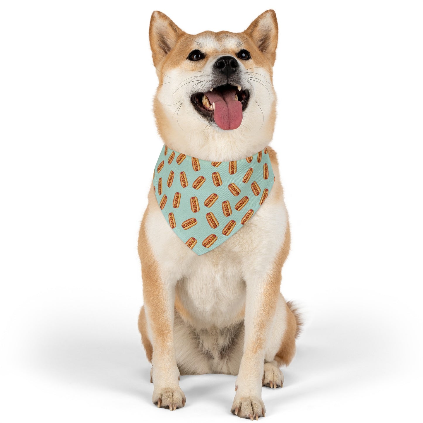 Hot Doggie Dog Collar Bandana