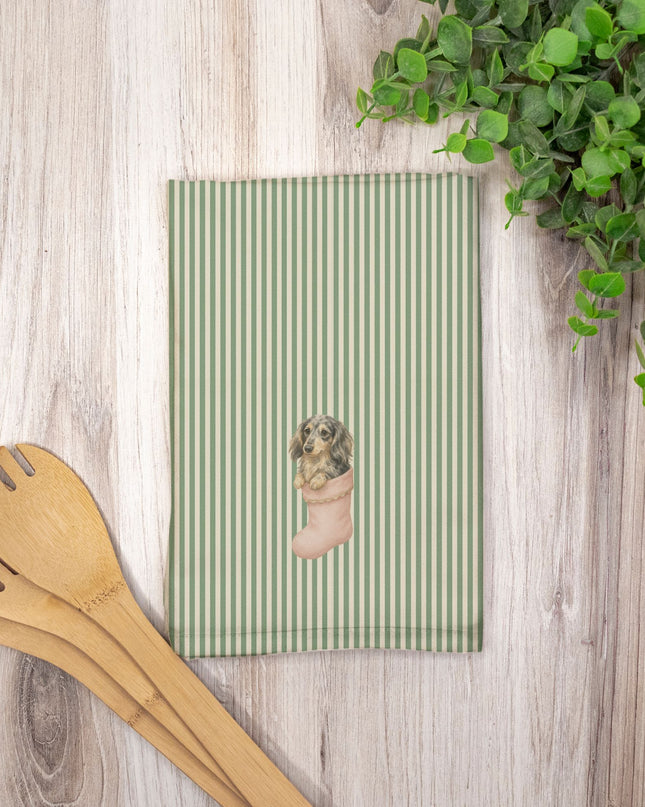 Hostess Towel - Stocking Of Dapple Love