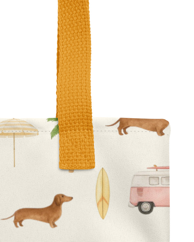 Tote Bag - Beach Cruisin' Wiener Dogs