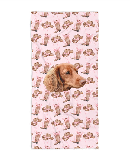 Cowgirlie Coquette Custom Beach Towel