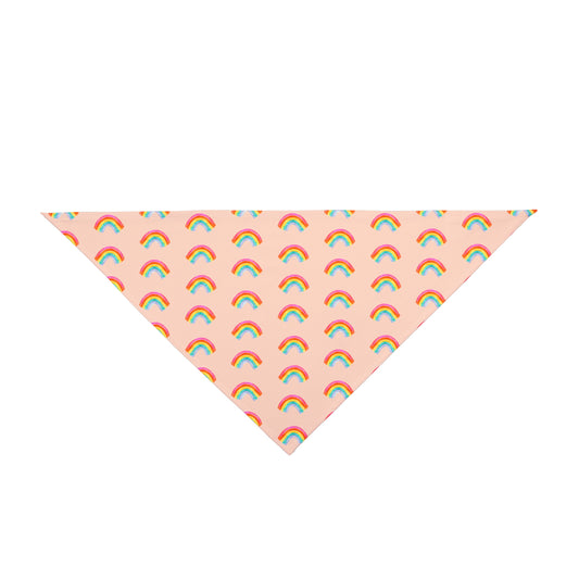 Radiant Rainbow Dog Bandana