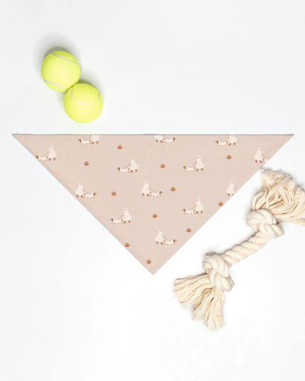 Ghost Walking A Dachshund Small Breed Pet Bandana