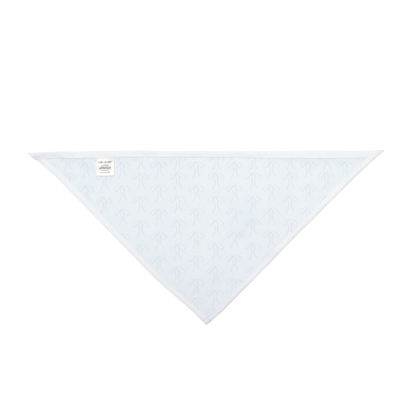 Little Bow Blue Dog Bandana