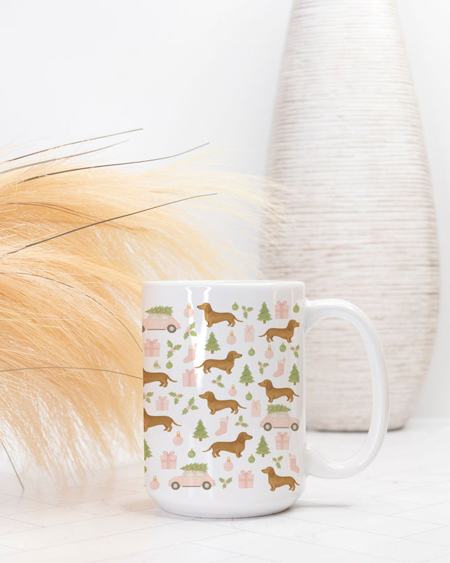 Christmas Coffee Mug - Rustic Christmas Wiener Wonderland
