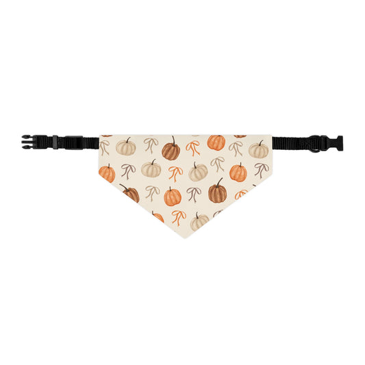 Autumn Coquette On Collar Dog Bandana