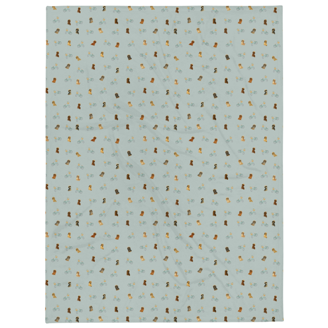 Super Soft Throw Blanket - Doxie Depot Pedal Party