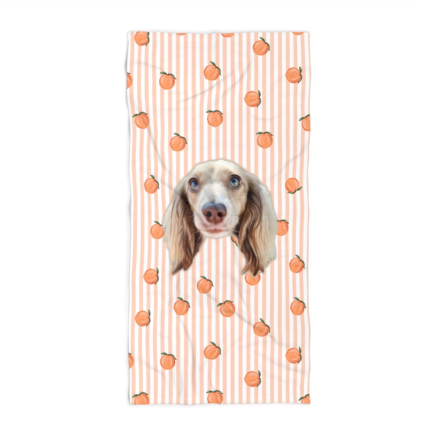 Perfect Peach Custom Beach Towel